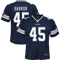 Justin Barron Youth Nike Navy Dallas Cowboys Custom Game Jersey