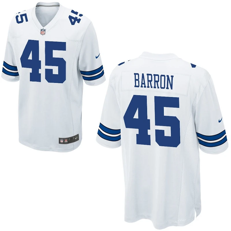 Justin Barron Nike Dallas Cowboys Custom Youth Game Jersey
