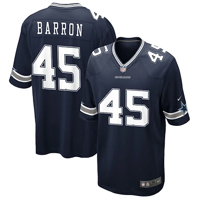 Justin Barron Men's Nike Navy Dallas Cowboys Custom Game Jersey