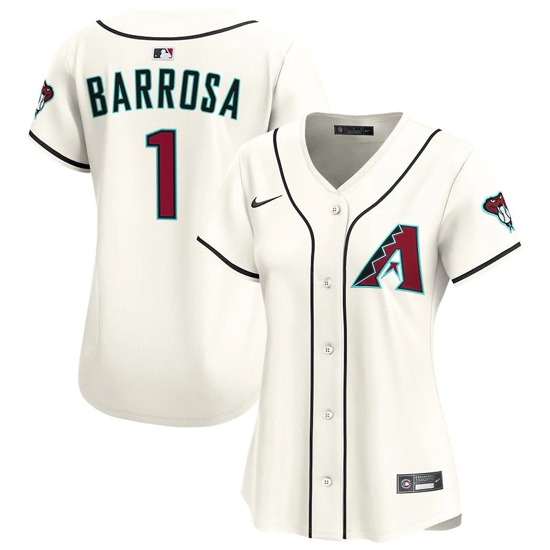 Jorge Barrosa Women's Nike Cream Arizona Diamondbacks Home Limited Custom Jersey