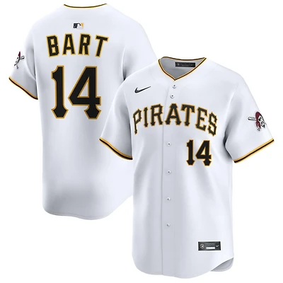 Joey Bart Men's Nike White Pittsburgh Pirates Home Limited Custom Jersey