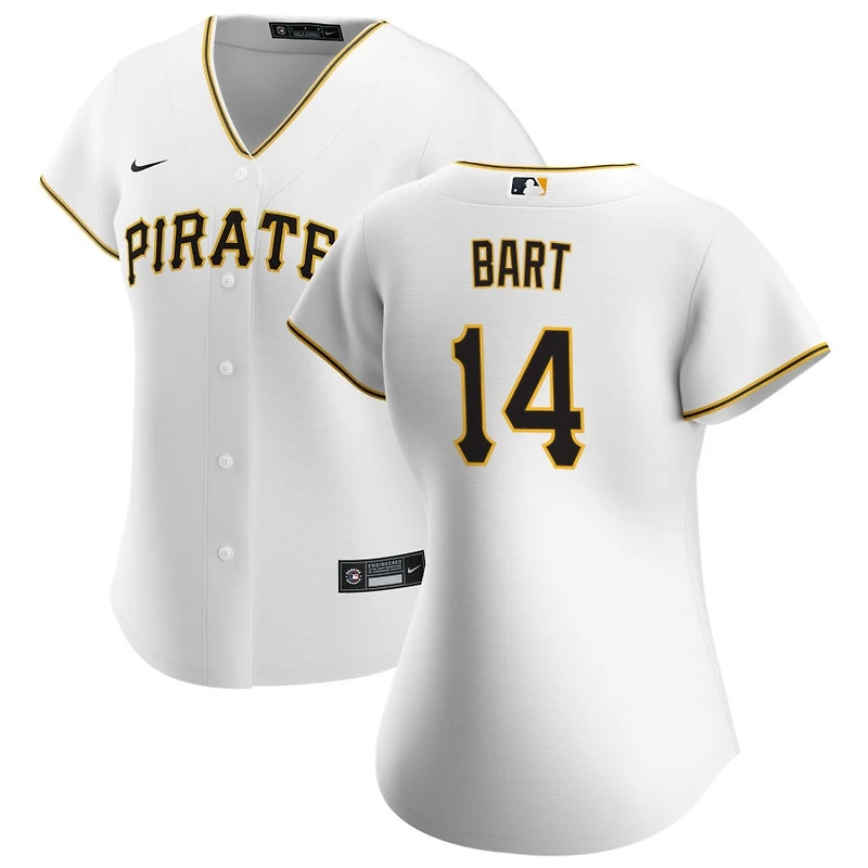 Joey Bart Women's Nike White Pittsburgh Pirates Home Replica Custom Jersey