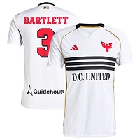 Lucas Bartlett Men's adidas White D.C. United 2025 Third Replica Custom Jersey
