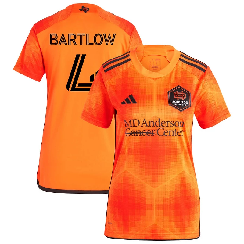 Ethan Bartlow Women's adidas Orange Houston Dynamo FC 2023 El Sol Replica Custom Jersey