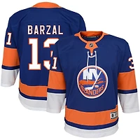 Mathew Barzal Youth Blue New York Islanders Home Premier Custom Jersey