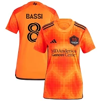 Amine Bassi Women's adidas Orange Houston Dynamo FC 2023 El Sol Replica Custom Jersey