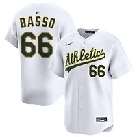 Brady Basso Men's Nike White Athletics Home Limited Custom Jersey