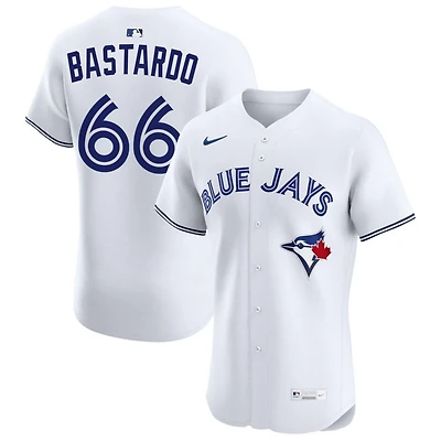 Angel Bastardo Men's Nike White Toronto Blue Jays Home Elite Custom Jersey