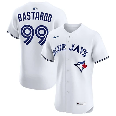 Angel Bastardo Men's Nike White Toronto Blue Jays Home Elite Custom Jersey