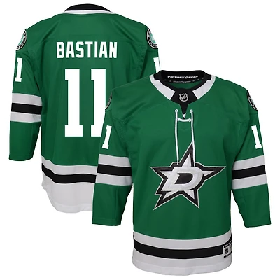 Nathan Bastian Youth Green Dallas Stars Home Custom Premier Jersey