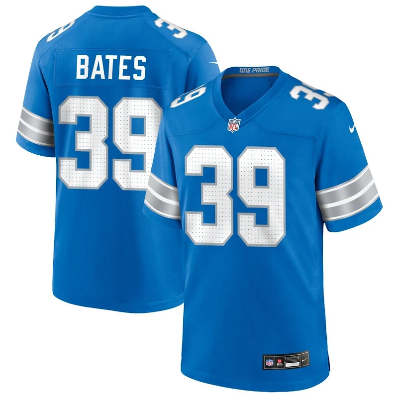 Jake Bates Men's Nike Blue Detroit Lions Custom Game Jersey