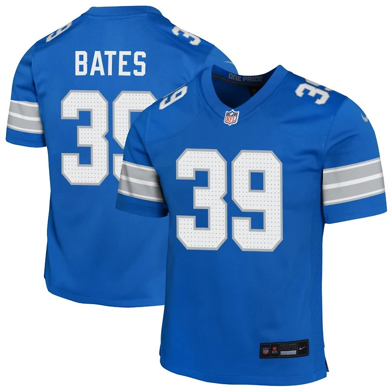 Jake Bates Youth Nike Blue Detroit Lions Custom Game Jersey
