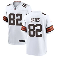 Brenden Bates Men's Nike White Cleveland Browns Custom Game Jersey