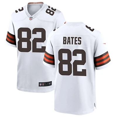 Brenden Bates Men's Nike White Cleveland Browns Custom Game Jersey