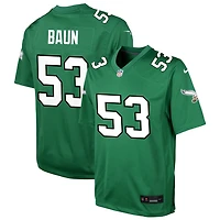 Zack Baun Youth Nike Kelly Green Philadelphia Eagles Alternate Custom Game Jersey