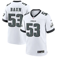 Zack Baun Men's Nike White Philadelphia Eagles Custom Game Jersey