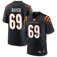 Jacob Bayer Men's Nike Black Cincinnati Bengals Game Custom Jersey