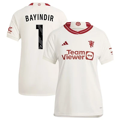 Altay Bayindir Women's adidas  White Manchester United 2023/24 Third Replica Custom Jersey