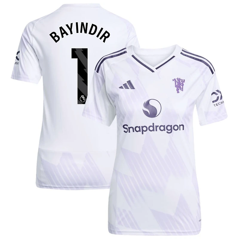 Altay Bayindir Women's adidas White Manchester United 2025/26 Away Replica Custom Jersey