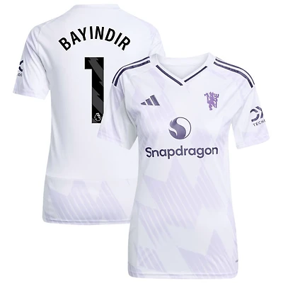 Altay Bayindir Women's adidas White Manchester United 2025/26 Away Replica Custom Jersey
