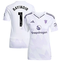 Altay Bayindir Women's adidas White Manchester United 2025/26 Away Replica Custom Jersey