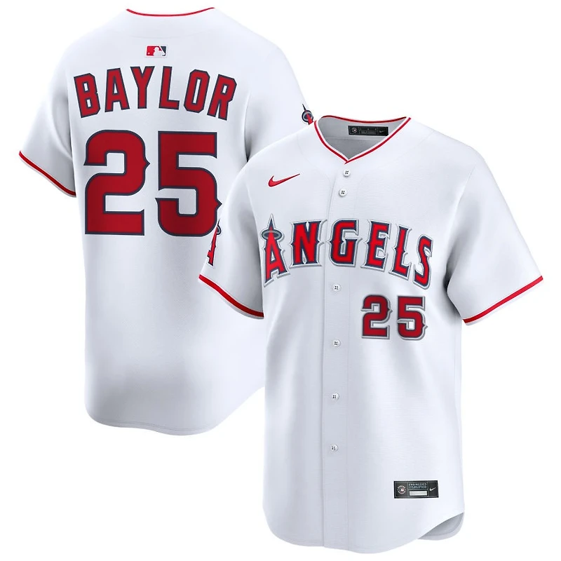 Don Baylor Men's Nike White Los Angeles Angels Home Limited Pick-A-Player Retired Roster Jersey