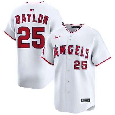 Don Baylor Men's Nike White Los Angeles Angels Home Limited Pick-A-Player Retired Roster Jersey