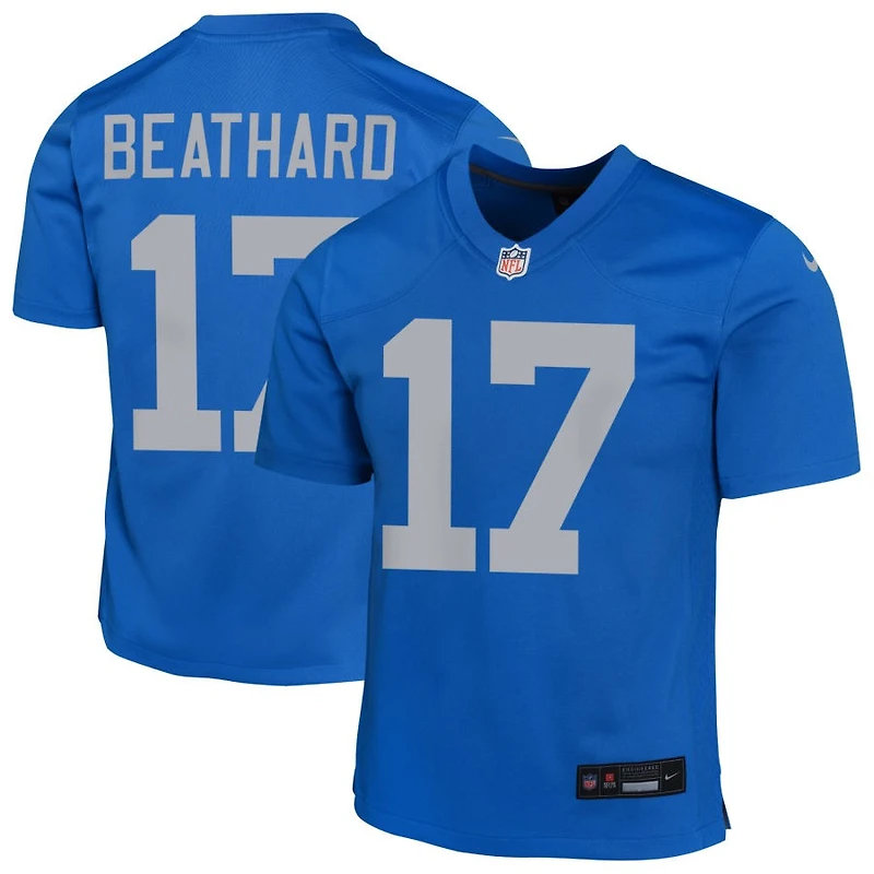 C.J. Beathard Youth Nike Blue Detroit Lions Alternate Custom Game Jersey