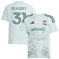 Adam Beaudry Youth adidas  Green Colorado Rapids 2025 Headwaters Replica Custom Jersey