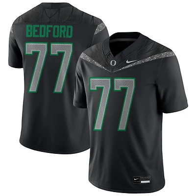 Matthew Bedford Men's Nike Black Oregon Ducks NIL Pick-A-Player Game Jersey