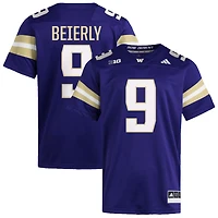 Dash Beierly Men's adidas  Purple Washington Huskies NIL Pick-A-Player Home Premier Football Jersey