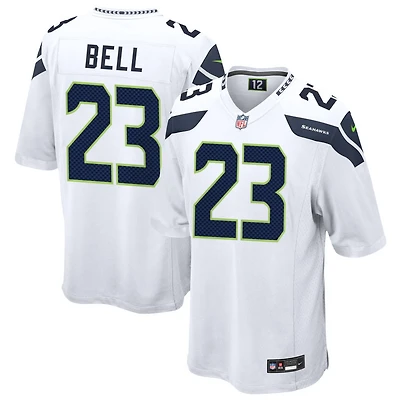 D'Anthony Bell Men's Nike  White Seattle Seahawks Custom Game Jersey