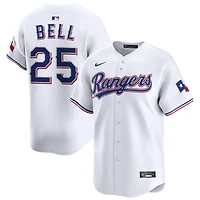 Buddy Bell Men's Nike White Texas Rangers Home Limited Pick-A-Player Retired Roster Jersey