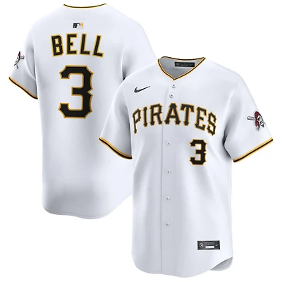 Jay Bell Men's Nike White Pittsburgh Pirates Home Limited Pick-A-Player Retired Roster Jersey