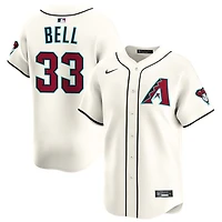 Jay Bell Men's Nike Cream Arizona Diamondbacks Home Limited Pick-A-Player Retired Roster Jersey