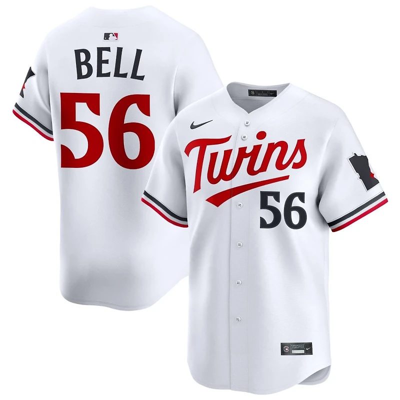 Josh Bell Men's Nike White Minnesota Twins Home Limited Custom Jersey