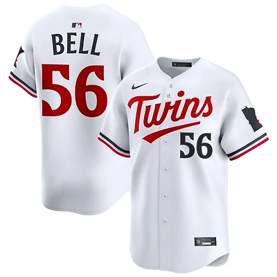 Josh Bell Men's Nike White Minnesota Twins Home Limited Custom Jersey