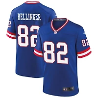 Daniel Bellinger Men's Nike Royal New York Giants Classic Custom Game Jersey