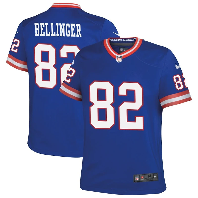 Daniel Bellinger Youth Nike Royal New York Giants Classic Custom Game Jersey