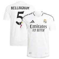 Jude Bellingham Men's adidas  White Real Madrid 2024/25 Home Authentic Custom Jersey