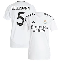 Jude Bellingham Women's adidas  White Real Madrid 2024/25 Home Replica Custom Jersey