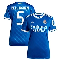 Jude Bellingham Women's adidas  Blue Real Madrid 2025/26 Third Replica Custom Jersey