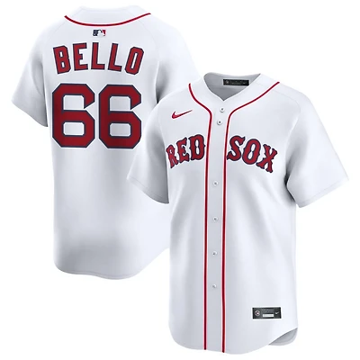 Brayan Bello Men's Nike White Boston Red Sox Home Limited Custom Jersey