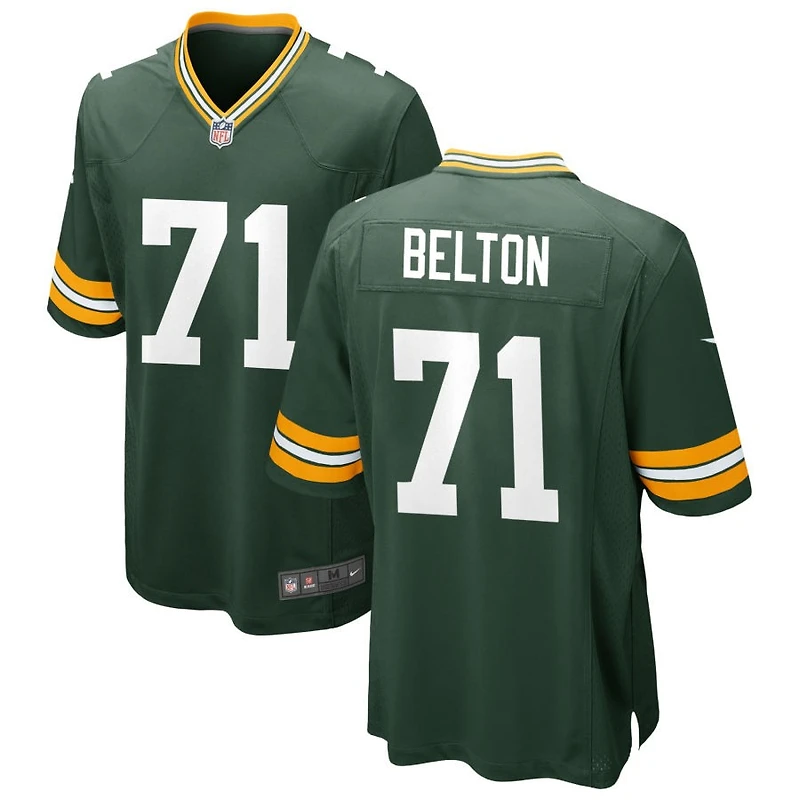 Anthony Belton Men's Nike Green Green Bay Packers Custom Game Jersey