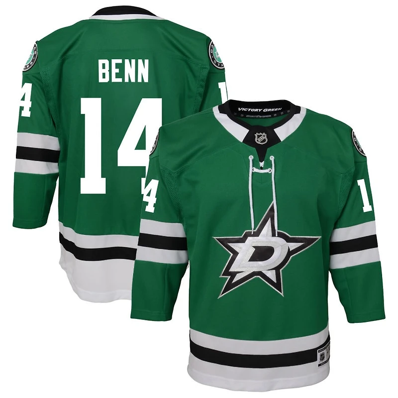 Jamie Benn Youth Green Dallas Stars Home Custom Premier Jersey
