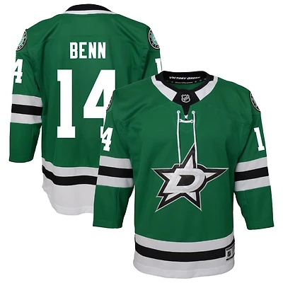 Jamie Benn Youth Green Dallas Stars Home Custom Premier Jersey