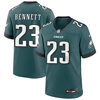 Jakorian Bennett Men's Nike Midnight Green Philadelphia Eagles Custom Game Jersey