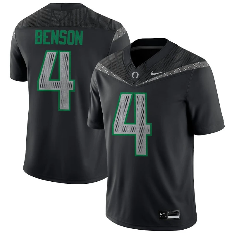 Malik Benson Men's Nike Black Oregon Ducks NIL Pick-A-Player Game Jersey