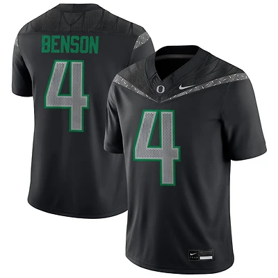 Malik Benson Men's Nike Black Oregon Ducks NIL Pick-A-Player Game Jersey