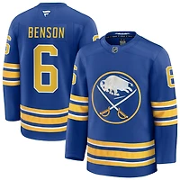 Zach Benson Men's Fanatics Royal Buffalo Sabres Home Premium Custom Jersey